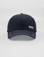 Gorra de sarga con logotipo audaz de BOSS para hombre