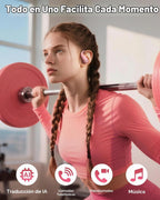 PocBuds - Auriculares Bluetooth inalámbricos con estuche de carga i...