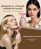 Jobazok Terapia de luz roja para cara y cuello, herramienta de masa...