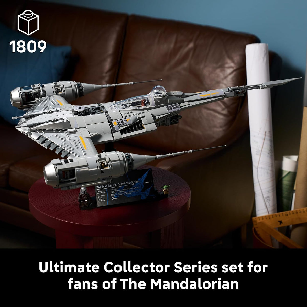 LEGO Star Wars Caza Estelar N-1 del Mandaloriano 75442 | Juego de c...