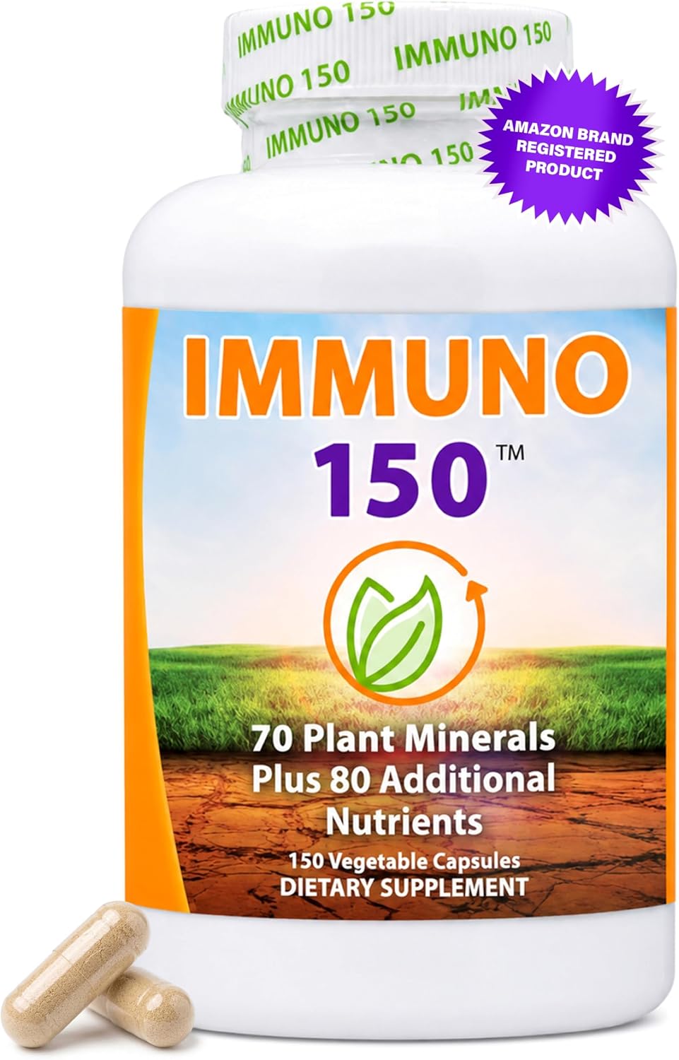 Immuno 150, suplemento de apoyo inmunológico, 150 cápsulas vegetale...