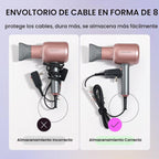 Secador de pelo iónico Wavytalk Blown Away con difusor para cabello...