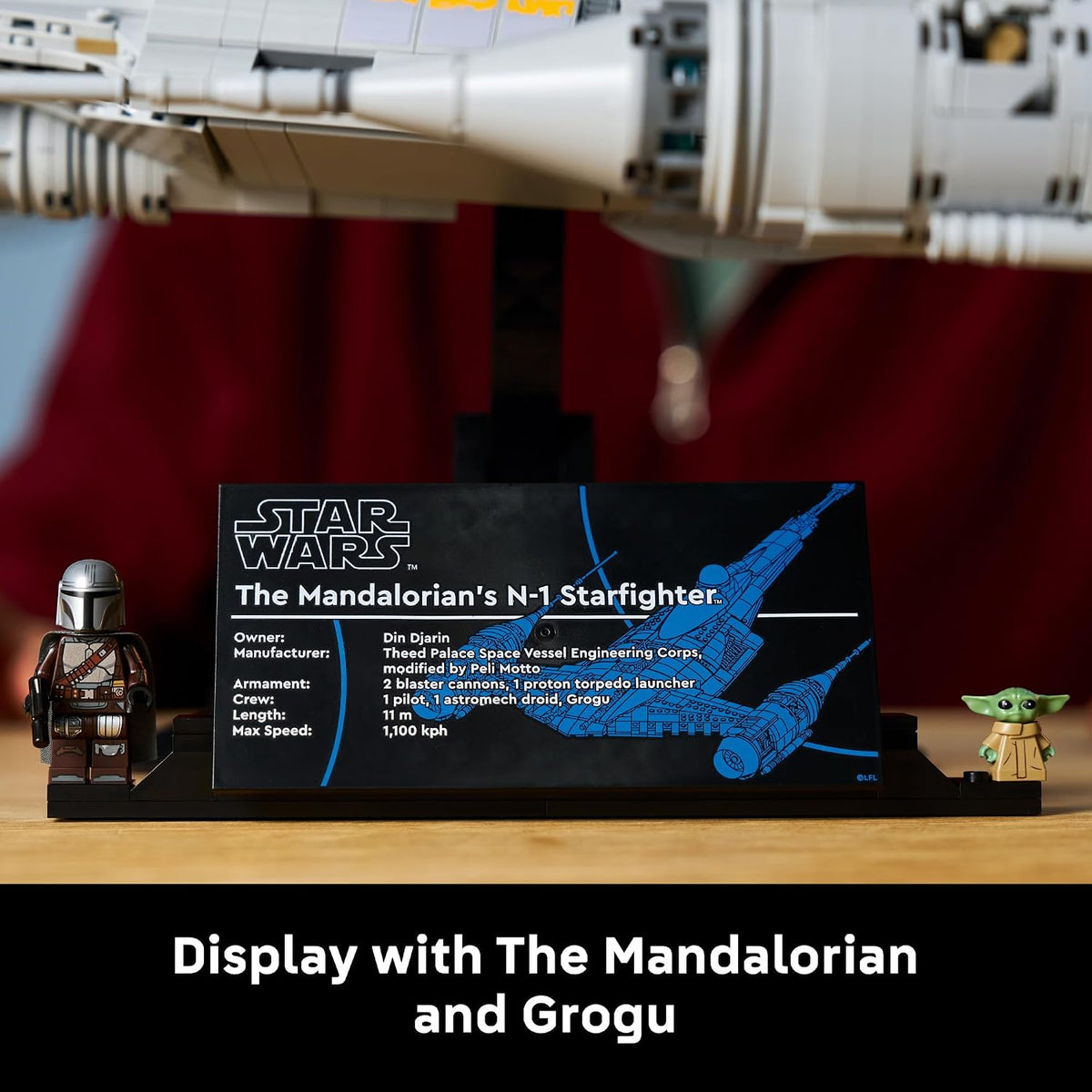LEGO Star Wars Caza Estelar N-1 del Mandaloriano 75442 | Juego de c...
