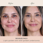 Base de maquillaje mineral prensada 4 en 1 PÜR con SPF 15