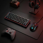 Redragon CB201 - Combo de teclado y mouse para juegos, 61 teclas K6...