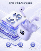 KTGEE Auriculares inalámbricos Bluetooth 5.3 Auriculares con auricu...