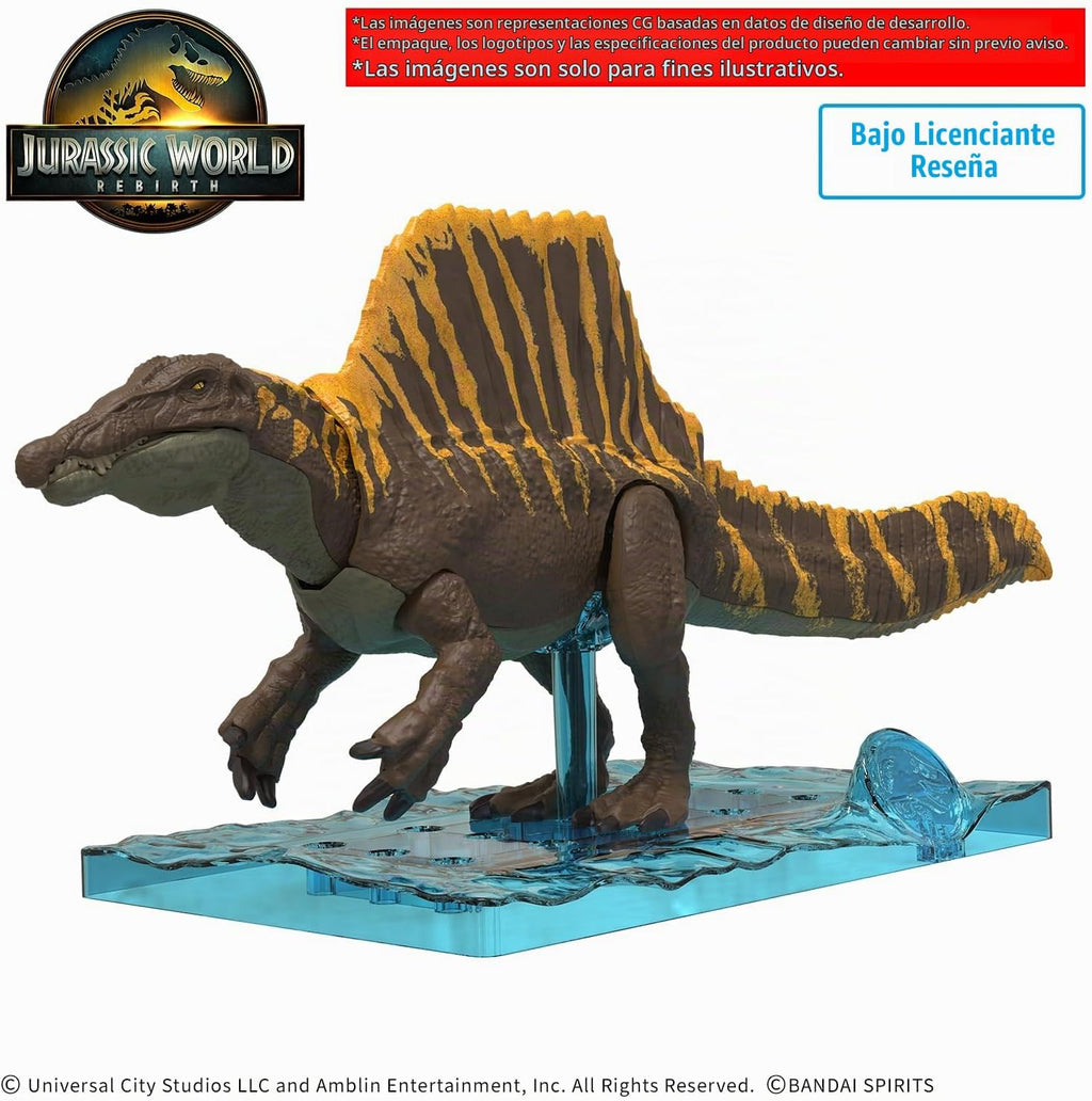 BANDAI Hobby - Mundo Jurásico - Spinosaurus - Kit de Modelo de Dino...
