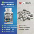 Clean Nutraceuticals Musgo Marino Aceite de Semilla Negra Ashwagand...
