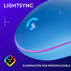 Logitech G203 Wired Gaming Mouse - Blue | LIGHTSYNC RGB, memoria in...