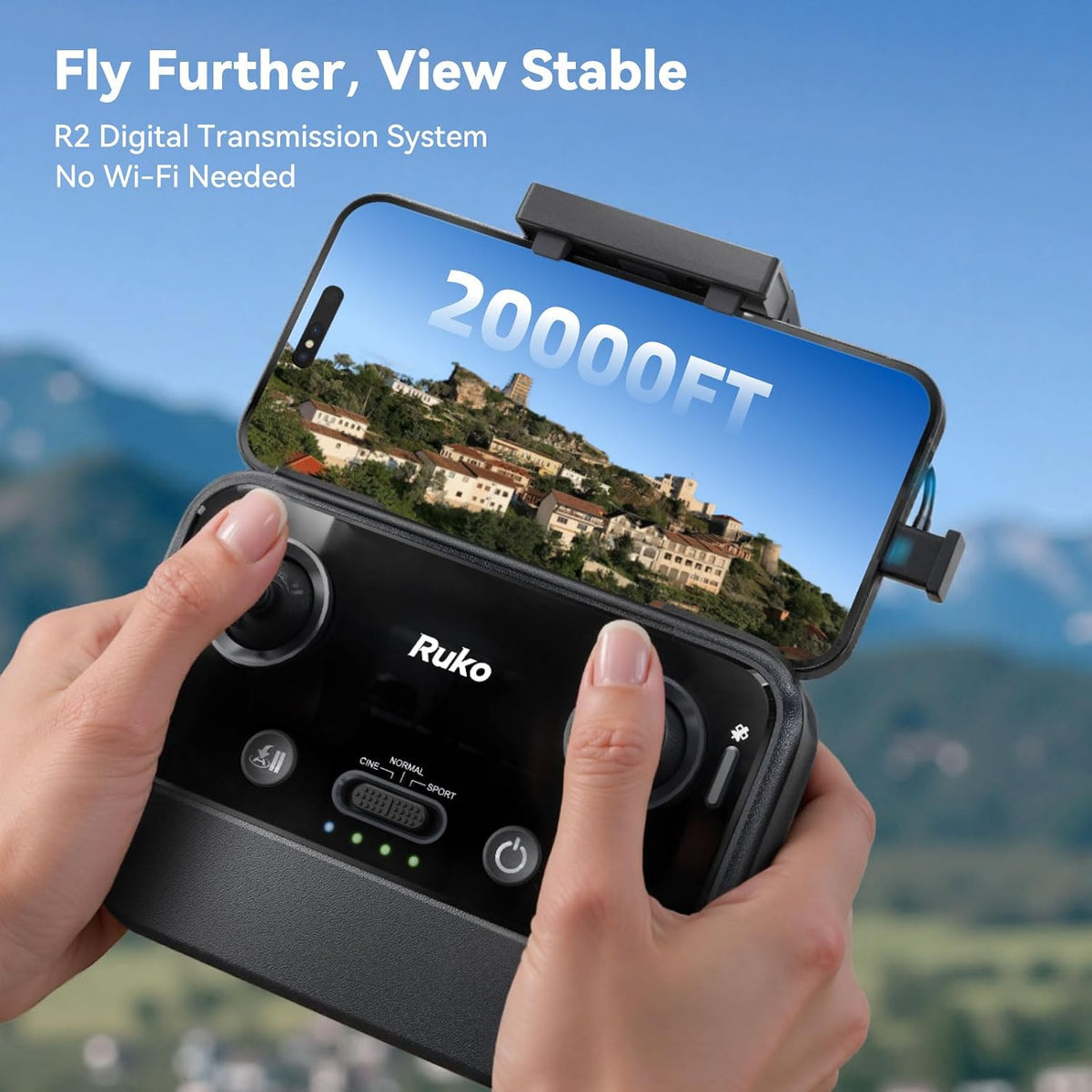 Ruko Drone con cámara para adultos video 4K y foto 8K, tiempo de vu...