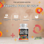 Clean Nutraceuticals Cápsulas de canela de Ceilán + berberina, cúrc...