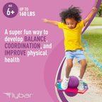 Flybar Pogo - Pelota de truco para niños, tabla de rebote de equili...