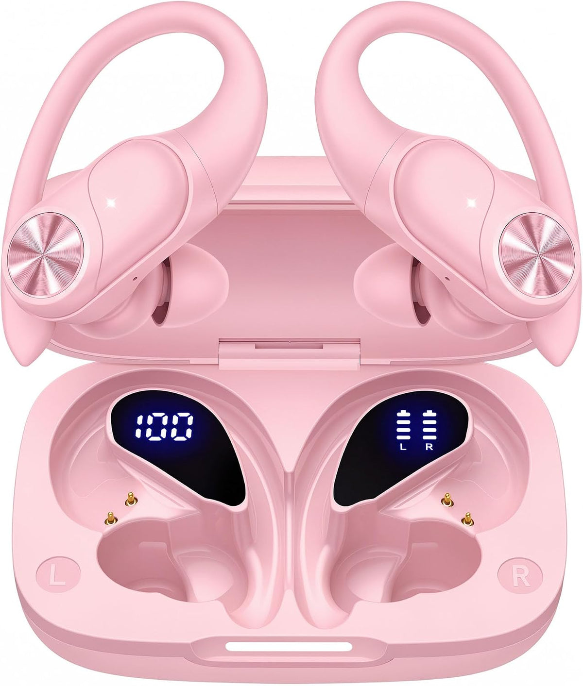 PocBuds - Auriculares Bluetooth inalámbricos con estuche de carga i...