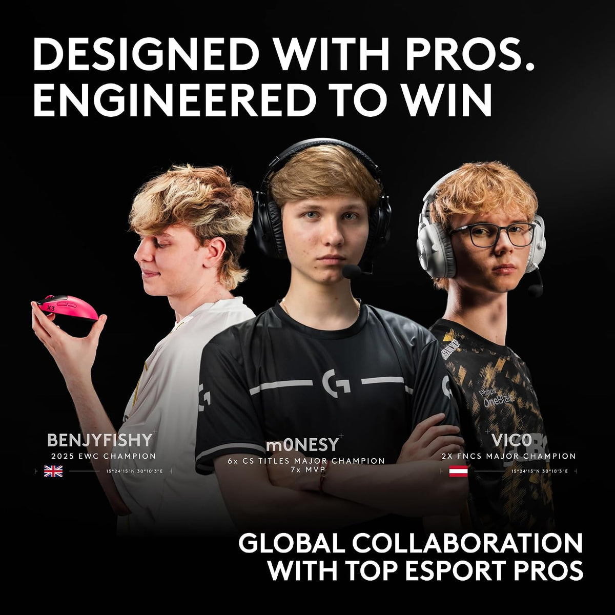 Logitech G Ratón para juegos PRO X3 SUPERSTRIKE - Magenta | LIGHTSP...
