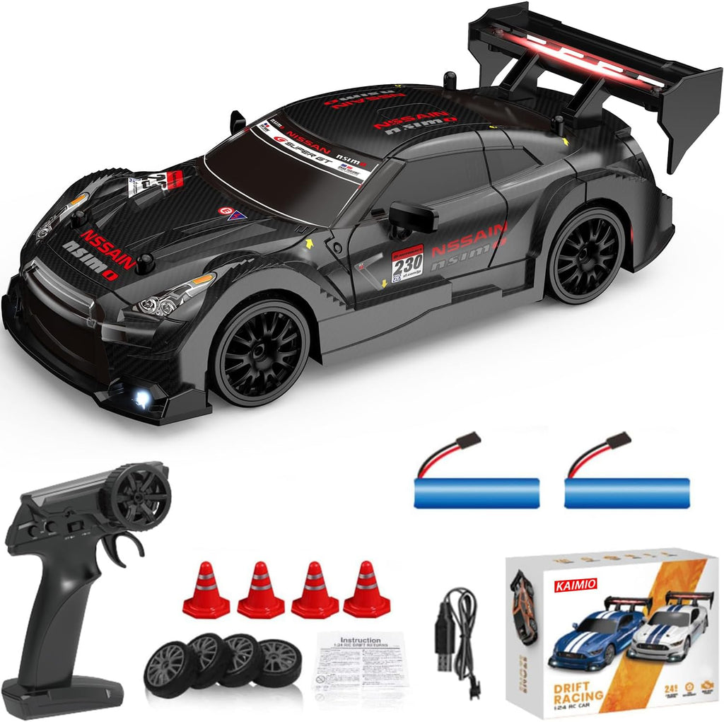 KAIMIO Coche de deriva RC a escala 1:24 4WD 2.4GHz 30KM\/H de alta...