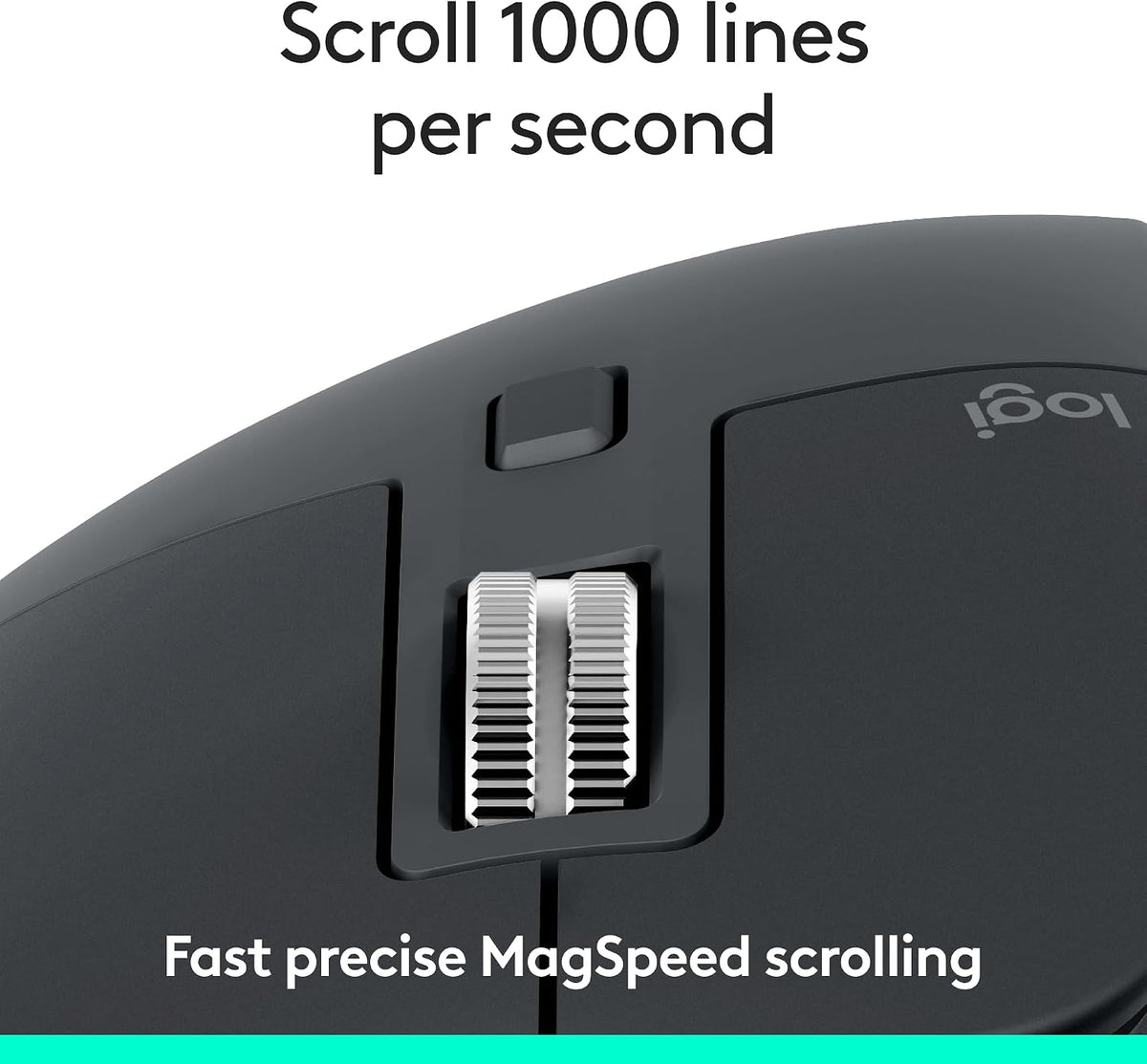 Ratón inalámbrico Logitech MX Master 3S Bluetooth sin receptor - Gr...