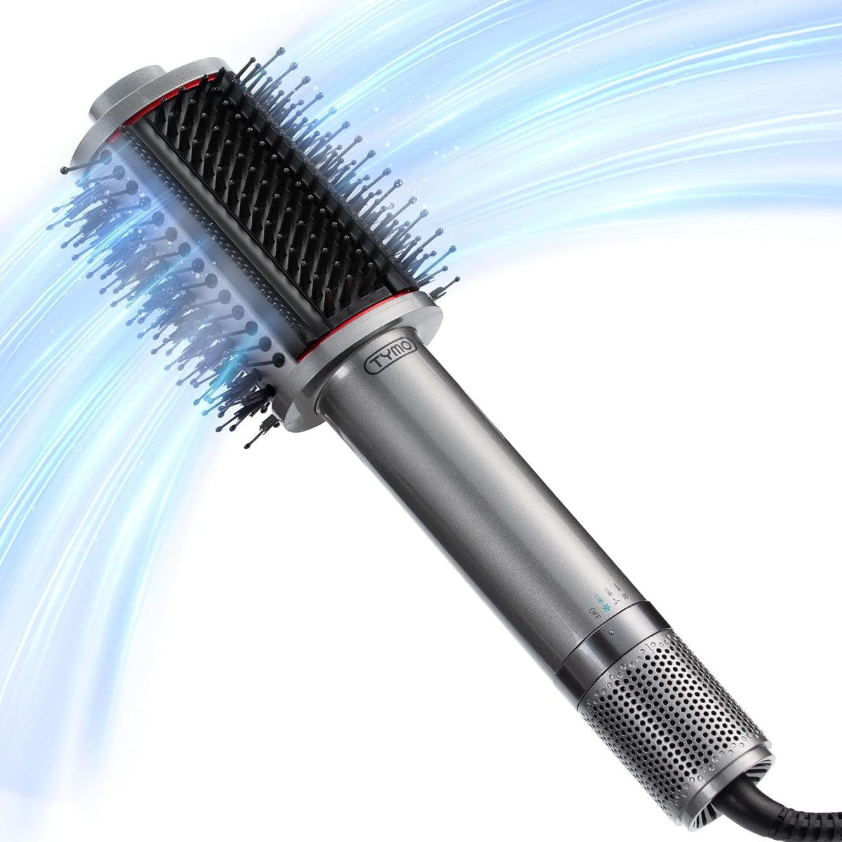 TYMO Cepillo secador de pelo 4.0, cepillo secador de pelo iónico li...