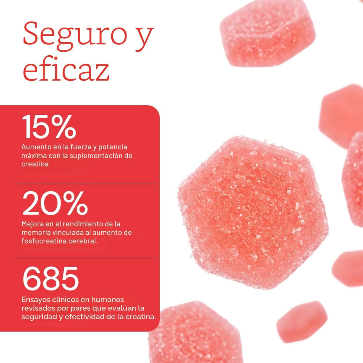 Create Gomitas de monohidrato de creatina para mujeres y hombres, c...