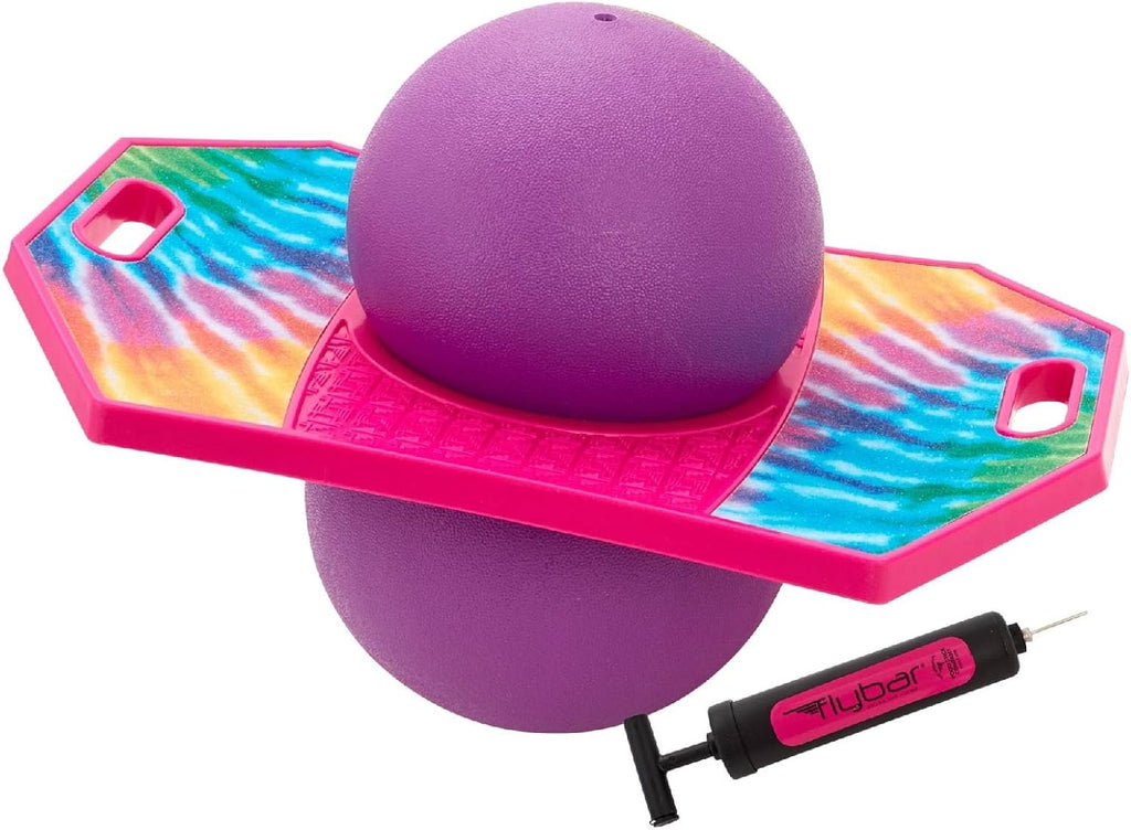 Flybar Pogo - Pelota de truco para niños, tabla de rebote de equili...