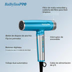 BaBylissPRO Nano Titanium Profesional Nano Light Ionic Dual-Voltage...