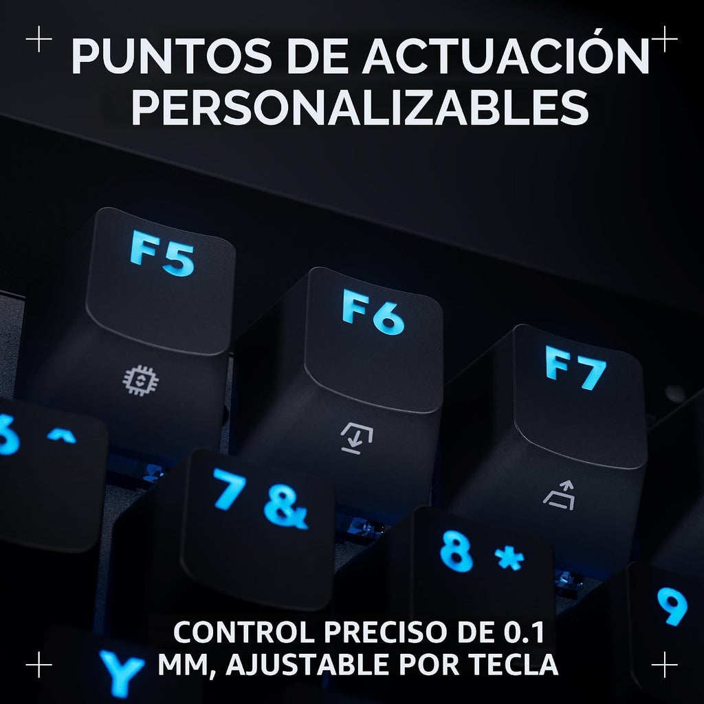 Logitech G PRO X TKL Teclado rápido para juegos sin llave (efecto s...