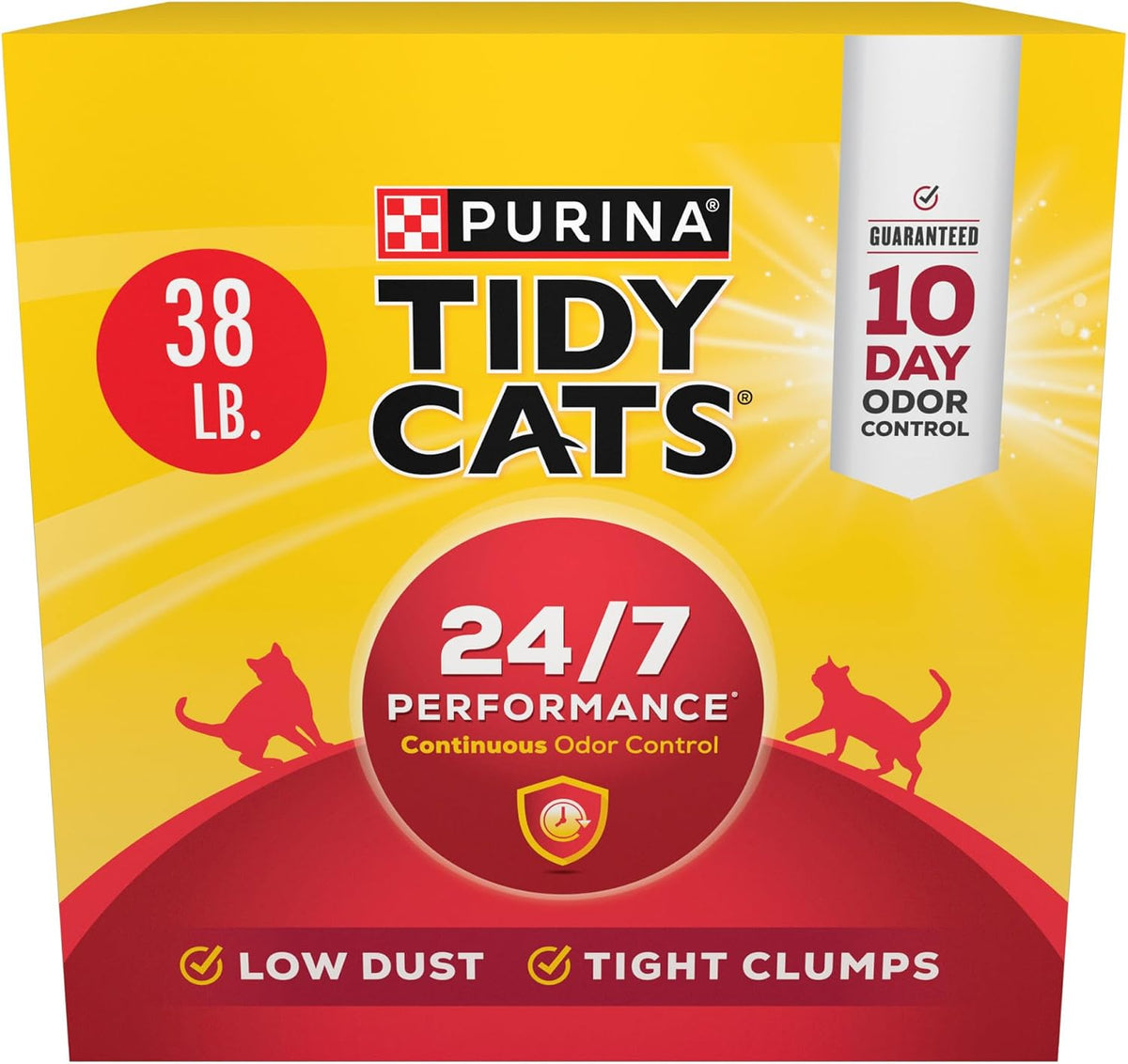 Purina Tidy Cats Arena aglutinante para gatos de rendimiento 24\/7,...