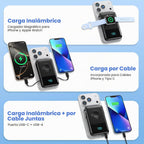 Cargador portátil magnético para el iPhone, 10800mAh Power Bank Cab...