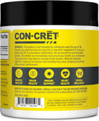 CON-CRET Creatina HCl en polvo | Apoyo de energía muscular, cogniti...