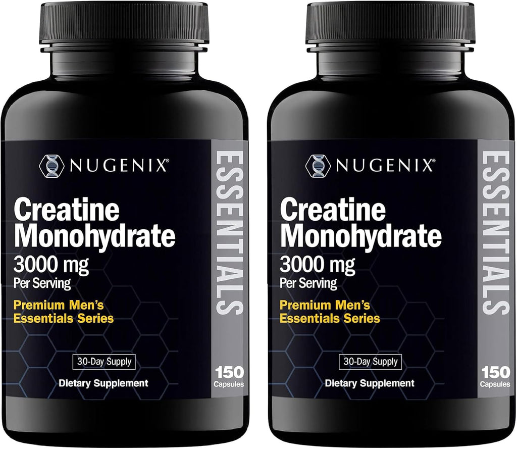 Nugenix Essentials Suplemento de monohidrato de creatina premium, 3...