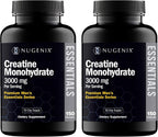 Nugenix Essentials Suplemento de monohidrato de creatina premium, 3...