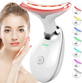 SDKWDH Terapia de luz roja para cara y cuello, herramienta de masaj...