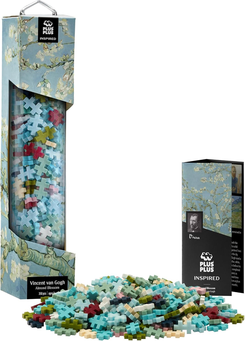 PLUS PLUS Inspirado, Van Gogh Almond Blossom - Juego de construcció...