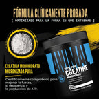 Monohidrato de creatina animal en polvo para hombres y mujeres | Un...