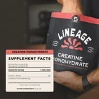 Lineage Provisions Monohidrato de creatina micronizada con sal mari...