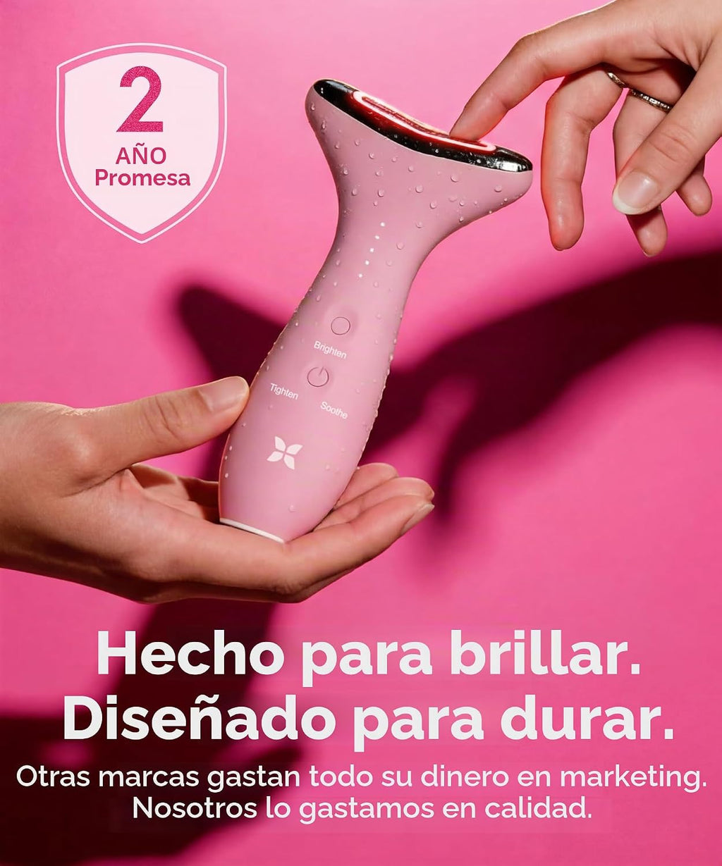 REVO Genie Masajeador facial para cara y cuello, dispositivo de bel...