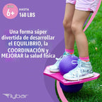 Flybar Pogo - Pelota de truco para niños, tabla de rebote de equili...