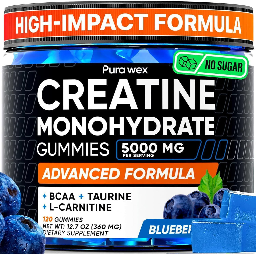 Gomitas de monohidrato de creatina complejo 8500 mg - Masticables |...