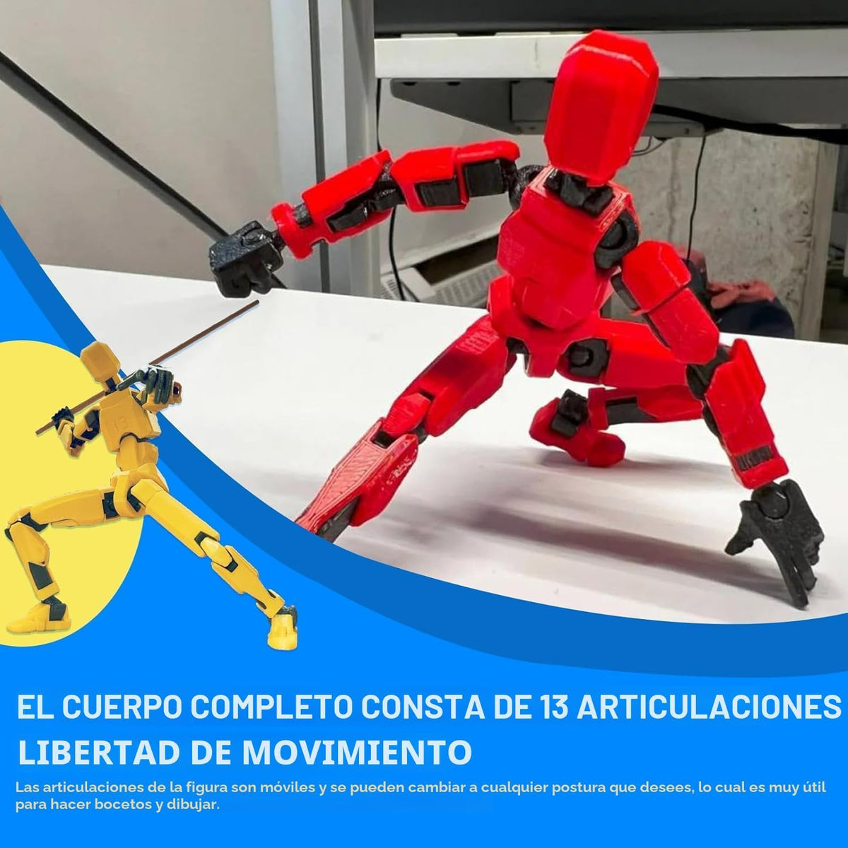 MerryXD T13 - Figura de acción 3D, figura de acción Nova Titan Luck...