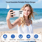 Cargador portátil magnético para el iPhone, 10800mAh Power Bank Cab...