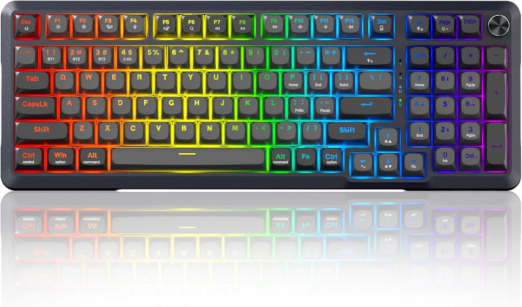Redragon K688PRO Teclado mecánico inalámbrico para juegos con junta...