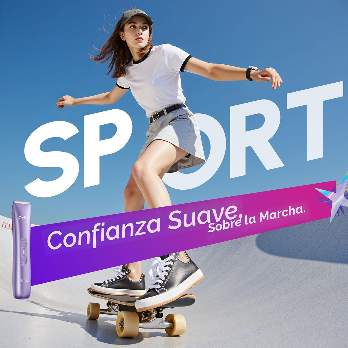 BYART - Recortador de bikini para mujeres de doble cabeza \u2013 Má...