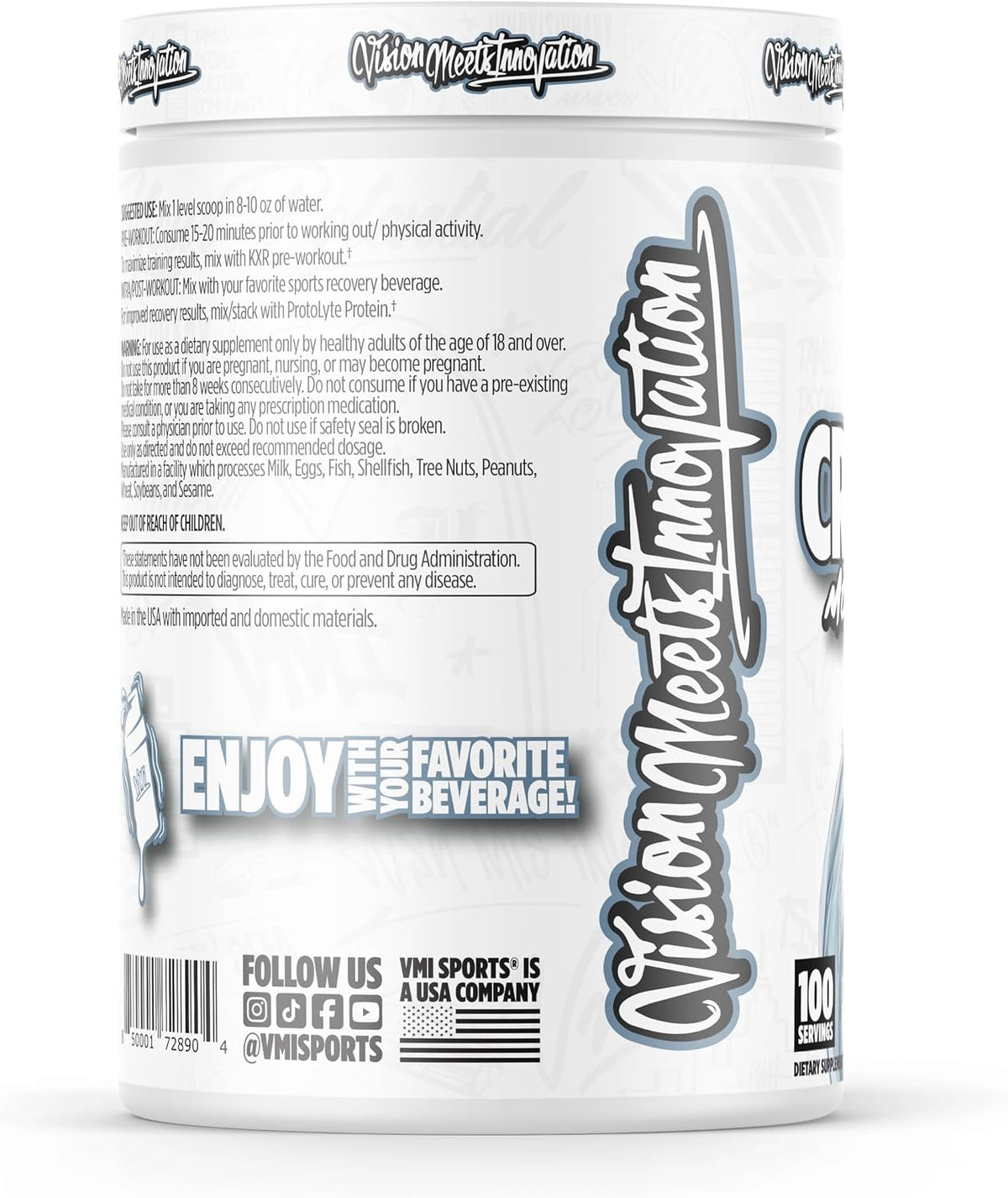 VMI Sports Monohidrato de creatina en polvo masa muscular \u2013 Fu...