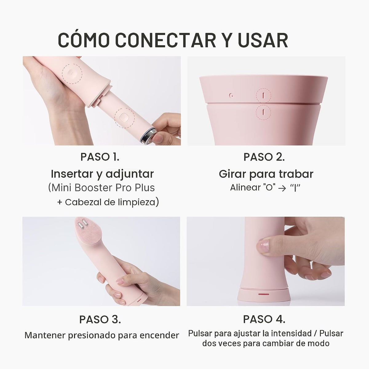 medicube Mini Booster Pro Plus - Juego de dispositivos de limpieza...