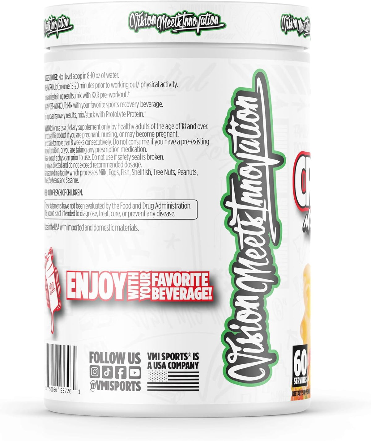 VMI Sports Monohidrato de creatina en polvo masa muscular \u2013 Fu...
