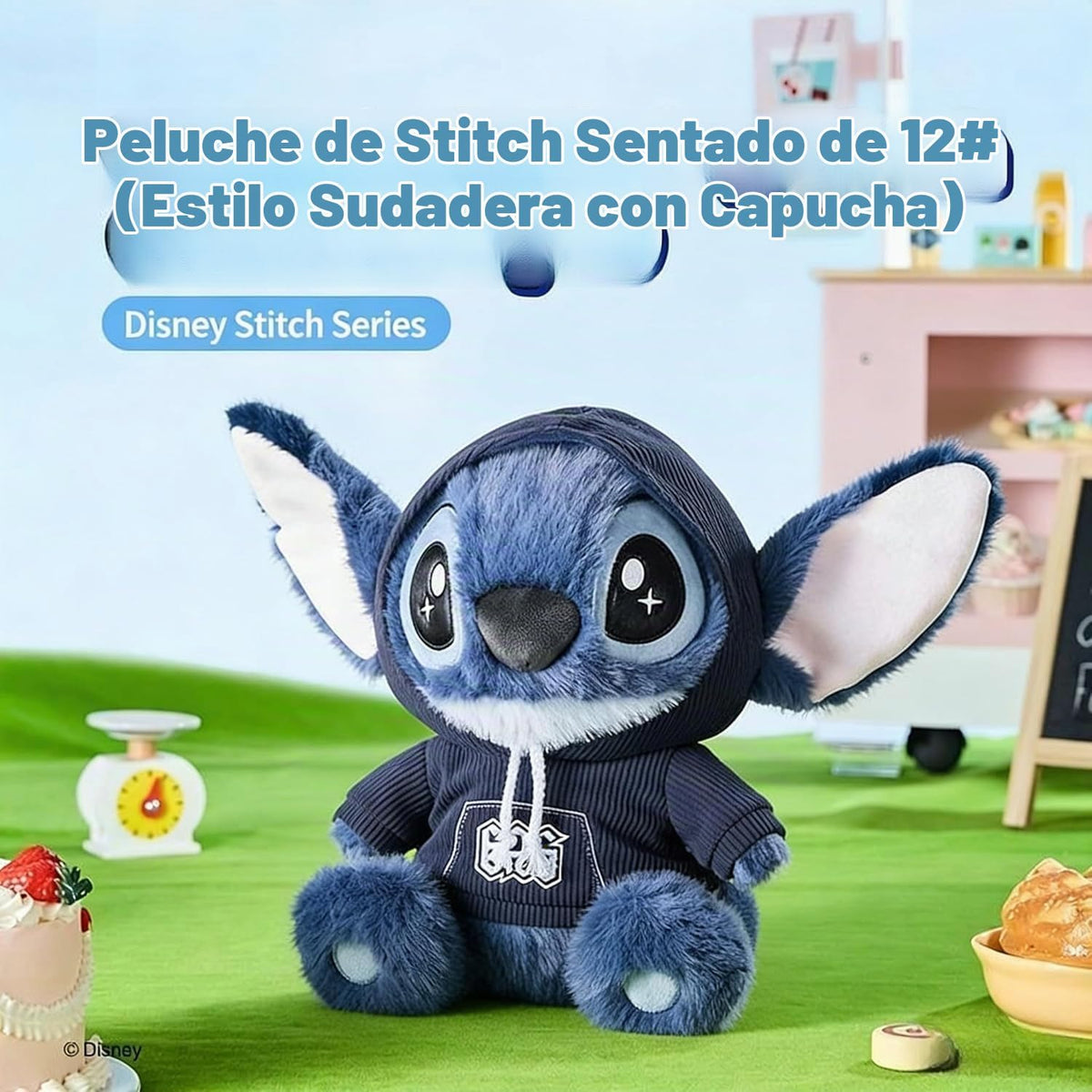 Disney - Peluche de puntada de 14 pulgadas, Lilo y Stitch Stuff - A...
