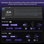 Redragon K556 Teclado para juegos con disparador rápido de efecto H...