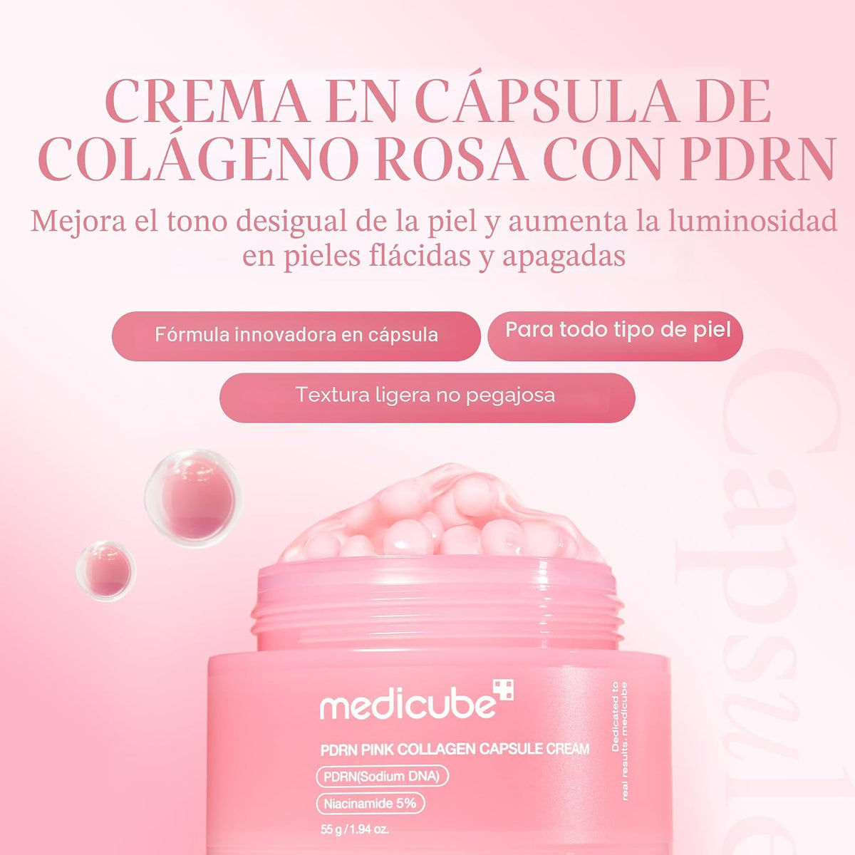 medicube PDRN Face &amp; Neck Reafirming Duo: Crema Gua Sha y Crema...