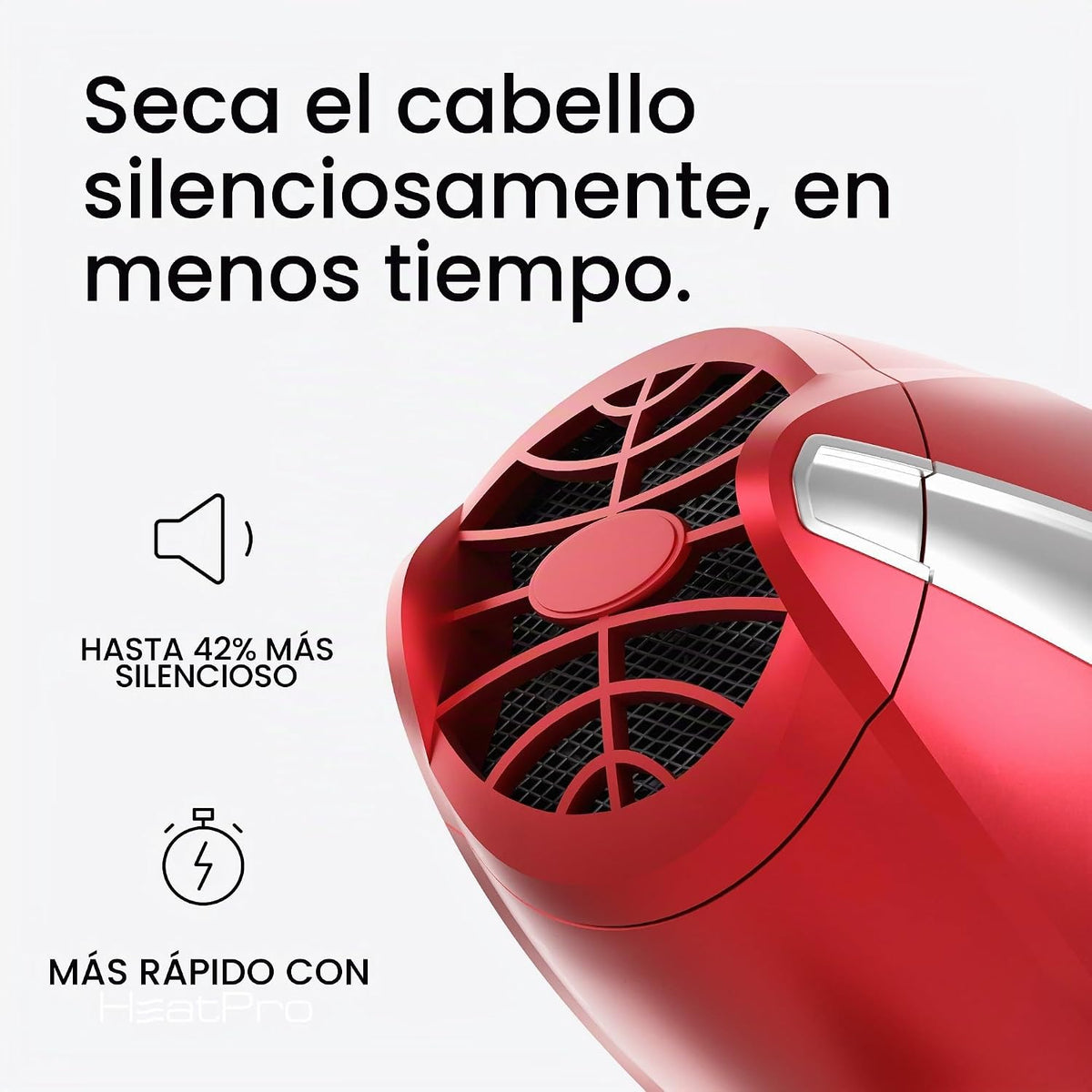 TREZORO - Secador de pelo profesional con 2 boquillas concentradora...