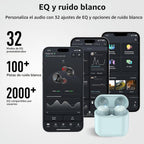 TOZO Auriculares inalámbricos T6 Bluetooth 5.3 con sonido estéreo e...