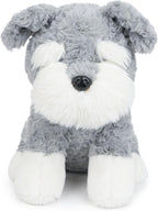 WEIGEDU Schnauzer - Juguete de peluche para perro, 10.6 pulgadas, c...